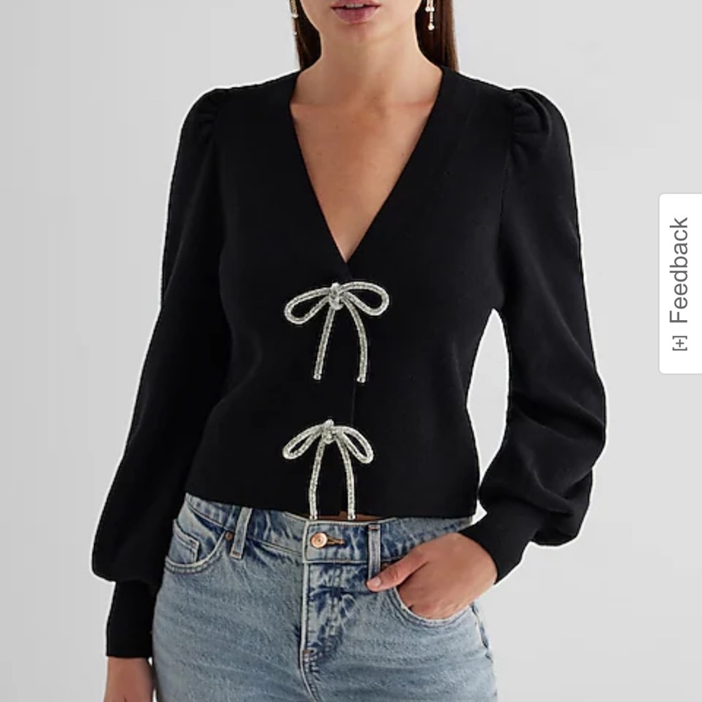 NWT women’s express bow cardigan